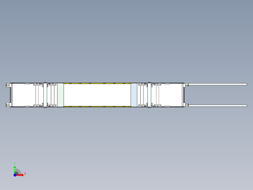 火车机车列车double-decker-train-coach-1839-模型格式为 igs前视缩略图