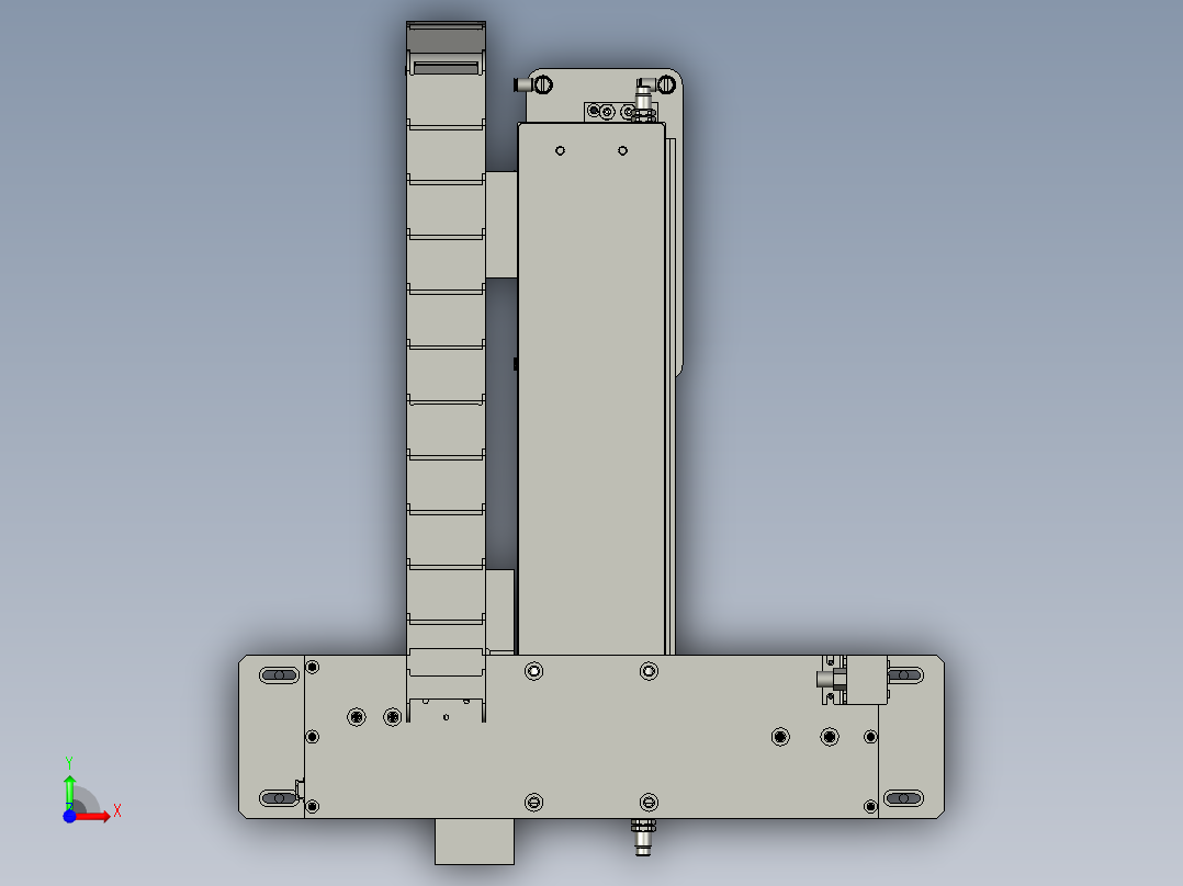 001-下料机构桥架-dtk前视图