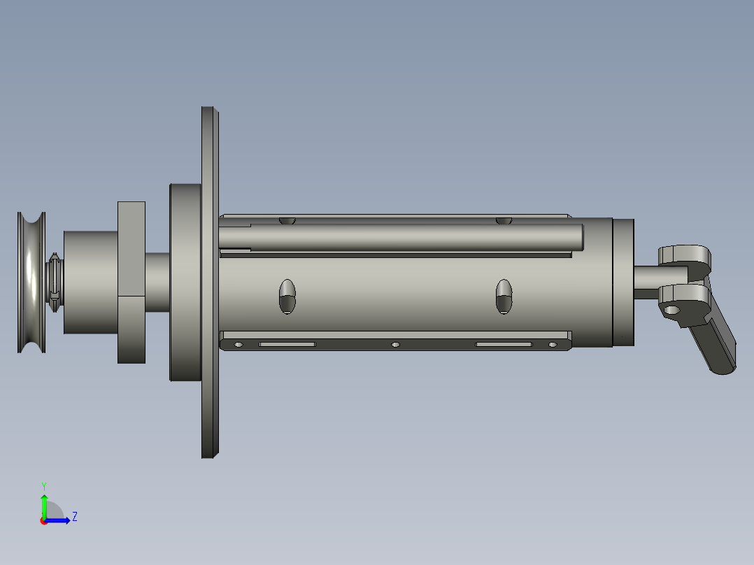 TLS--03-收料组件1左视图