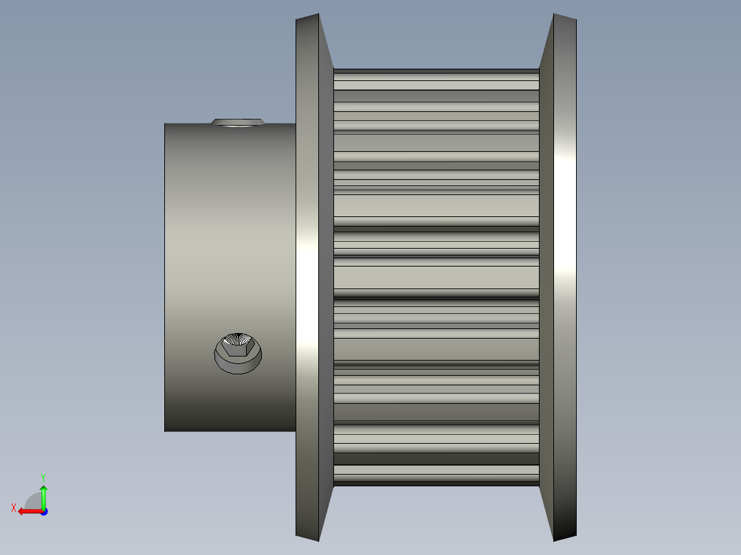 同步带轮ATP18XL050-B-P12_2_03-y后视图