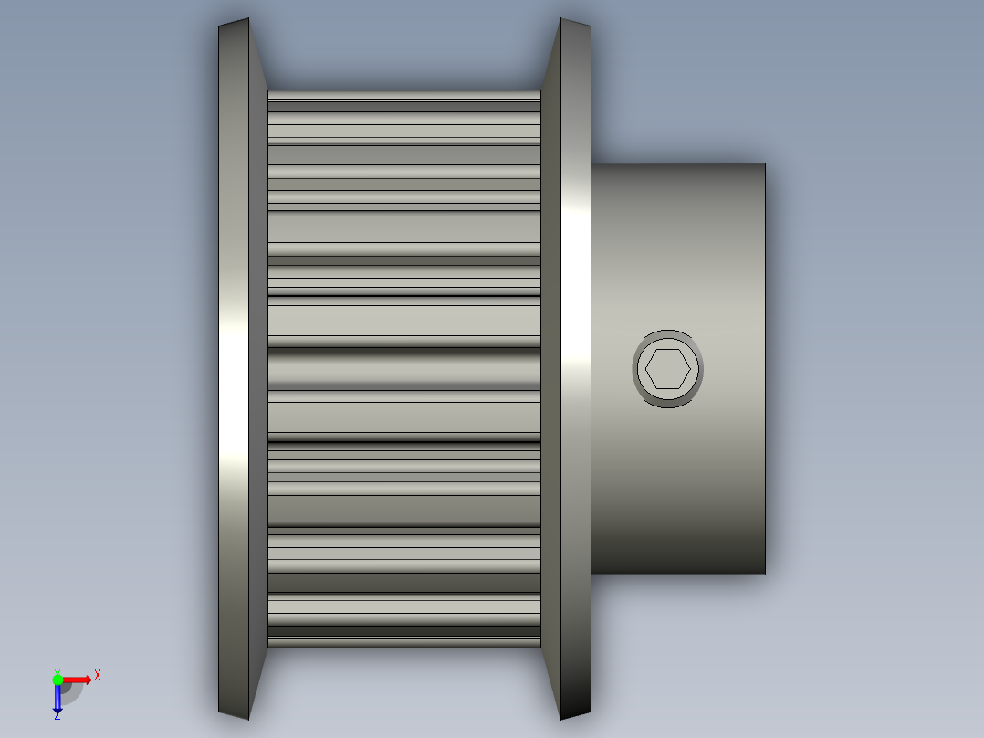 同步带轮ATP18XL050-B-P12_2_03-y俯视图