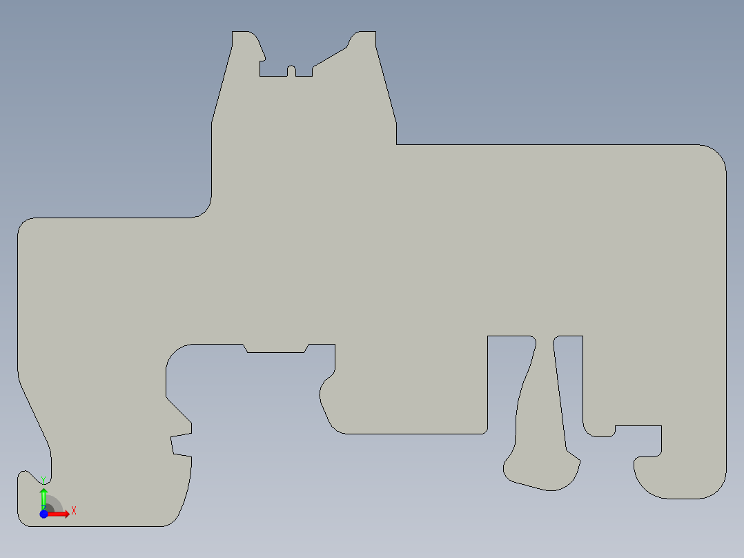 自卡式固定件2G4前视图