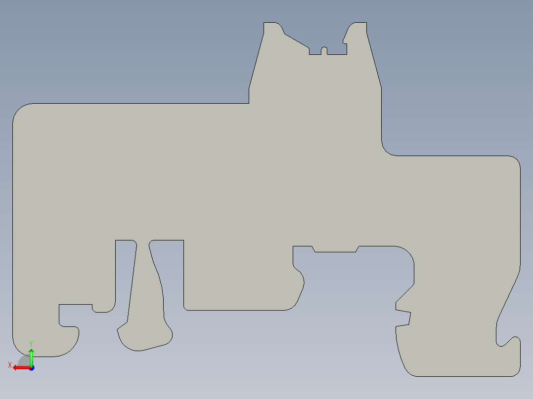 自卡式固定件2G4后视图