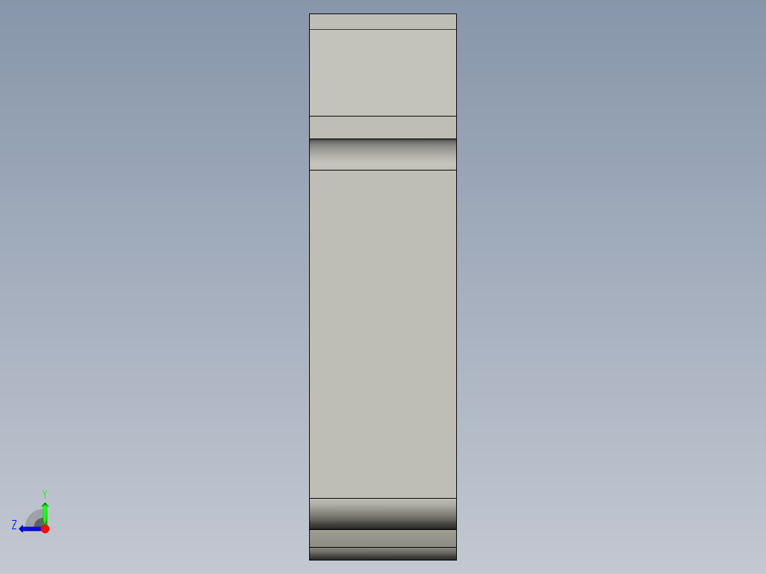 自卡式固定件2G4右视图