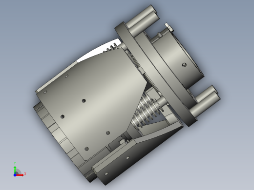 夹紧压紧吹尘机构前视缩略图