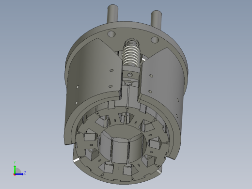 夹紧压紧吹尘机构左视缩略图