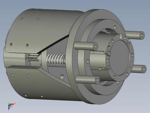 夹紧压紧吹尘机构俯视缩略图