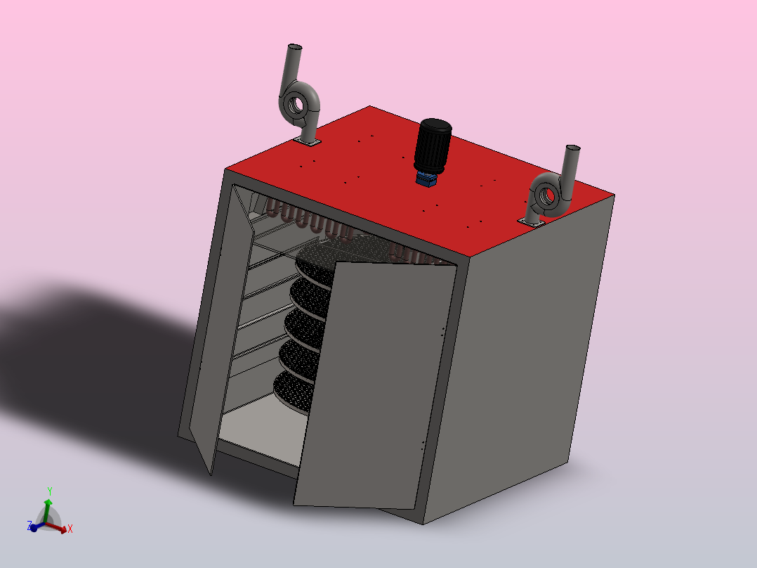 自动干燥机主视图