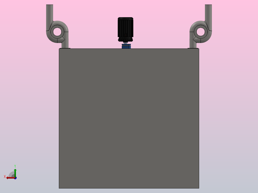 自动干燥机后视图