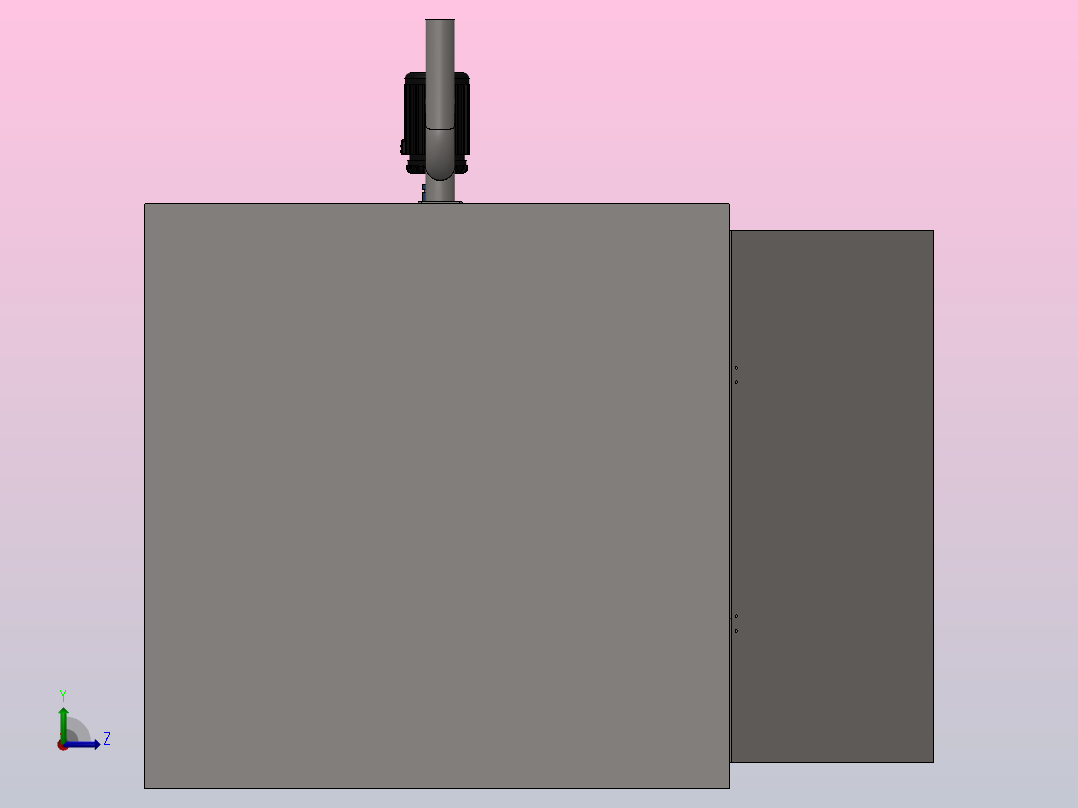 自动干燥机左视图