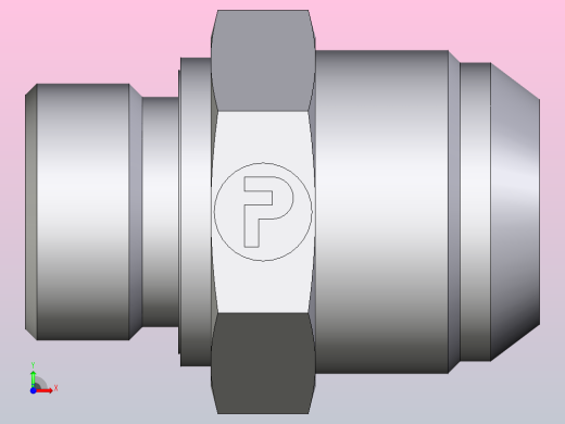 EO硬管接头公螺柱连接器16 12F42EDMXS前视缩略图