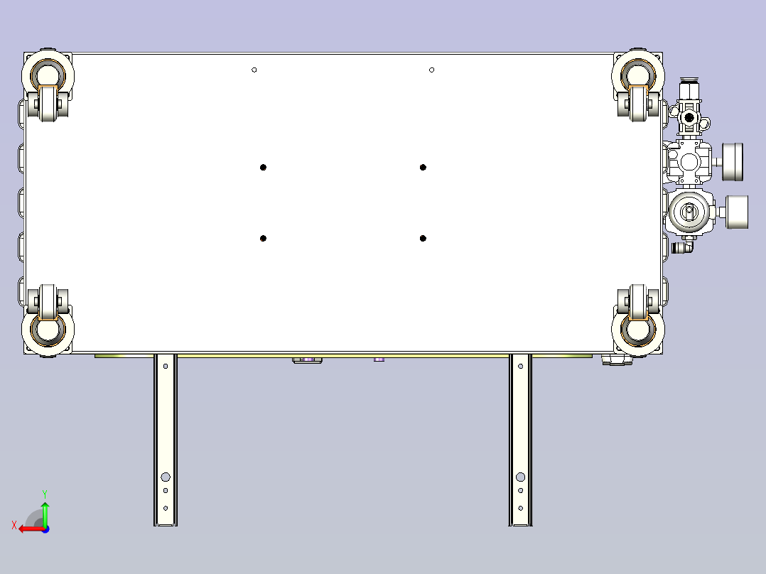 打标喷墨柜子后视图