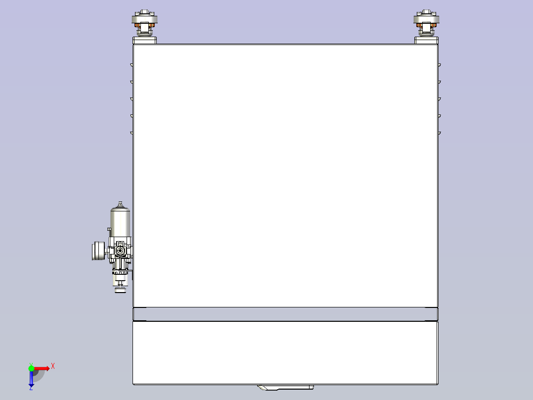 打标喷墨柜子俯视图