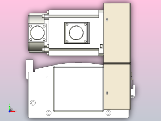 皮带直线轴半封闭可选导轨TPA-HNB-220D-176-L1350-RU-Y-P1K-N3前视缩略图