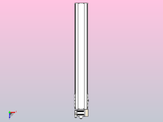 皮带直线轴半封闭可选导轨TPA-HNB-220D-176-L1350-RU-Y-P1K-N3俯视缩略图