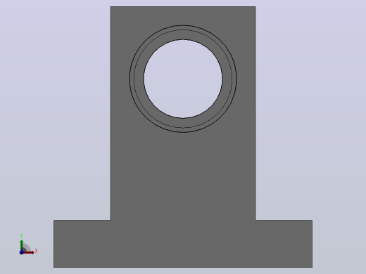 T型高度选择型轴承座组件_BTC-6805-2Z-60-A前视缩略图