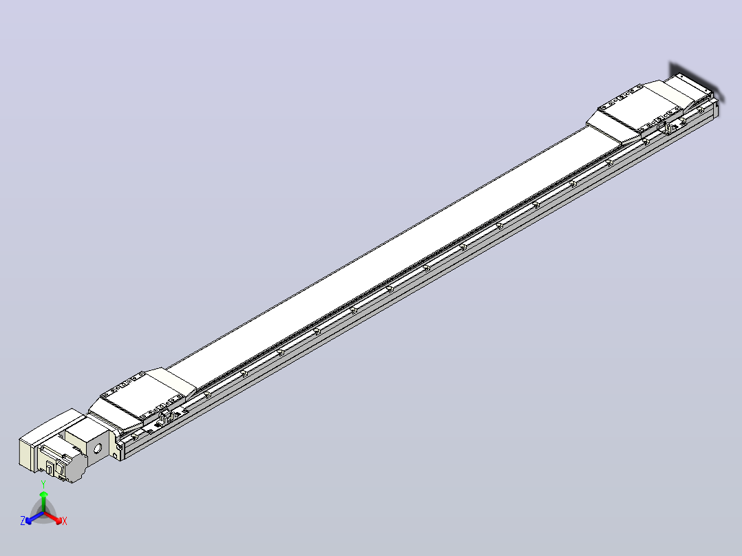皮带直线轴双滑块型TPA-GCBS-120-P70-L575-QL-M20-N3主视图
