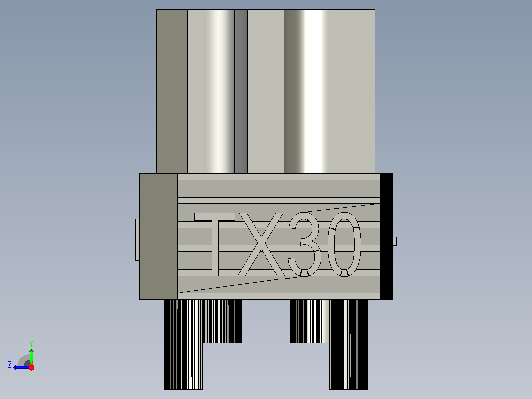TX30 母连接器右视图