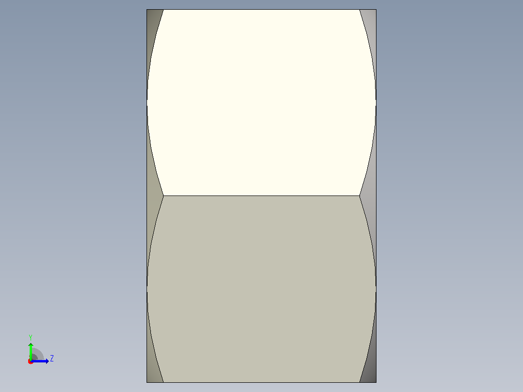 DIN_EN_ISO_4032_Hexagon_Nut_24.ipt六角螺母左视图