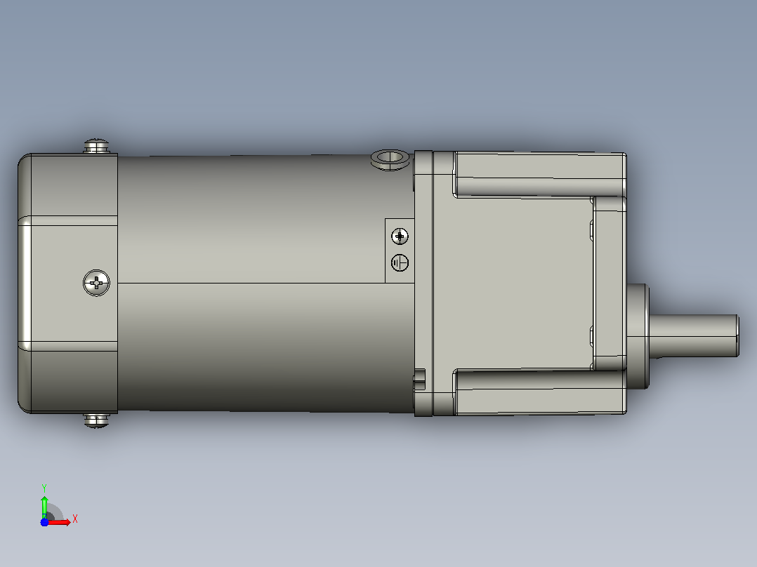 交流减速机5IK90GU-CF(5GU3K-200K)前视图