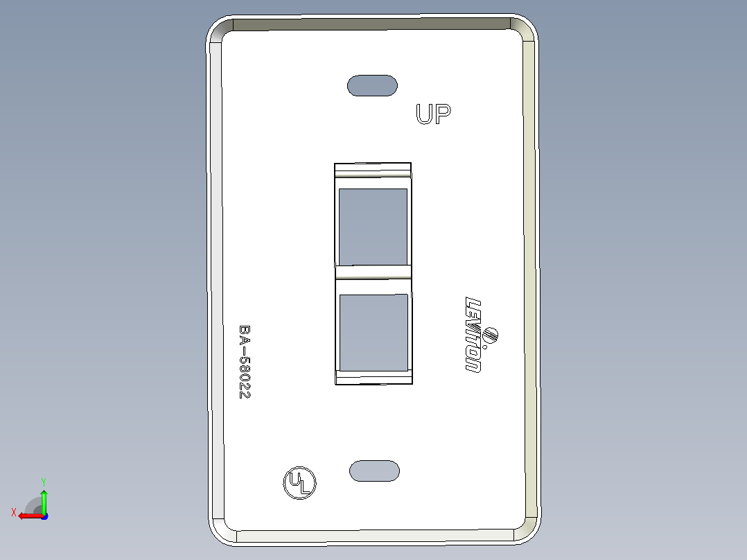 Caja +以太网+Jack tele Fono(metálica)插口后视图