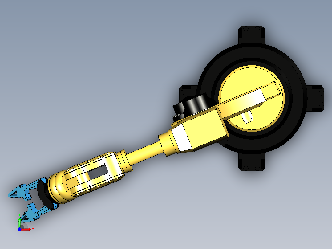 ndustrial-robo-hand前视图