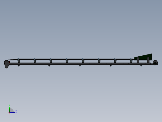 散货装船机固定皮带机设计(sw12+cad+说明书)左视缩略图