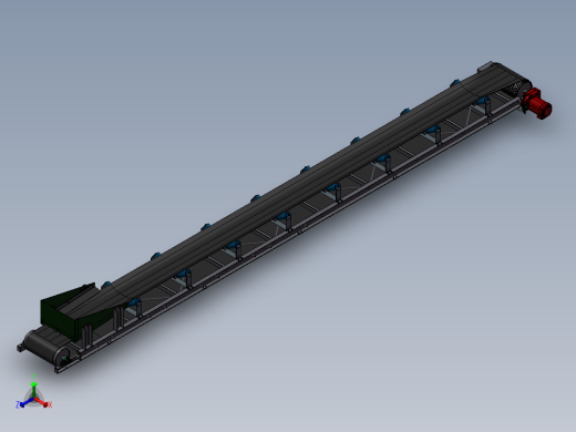 散货装船机固定皮带机设计(sw12+cad+说明书)正等轴测缩略图