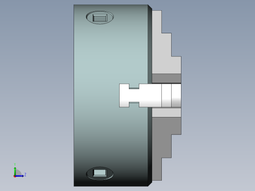 三抓卡盘左视缩略图