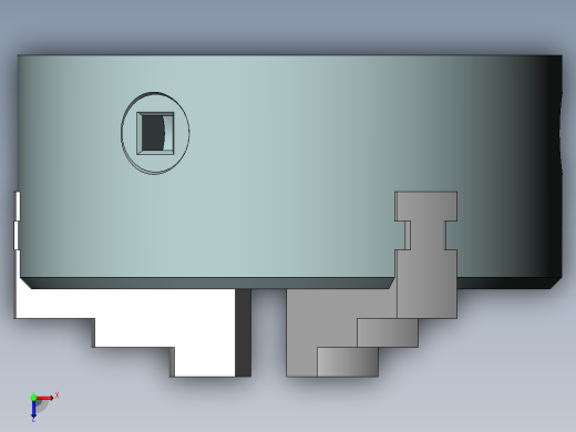 三抓卡盘俯视缩略图