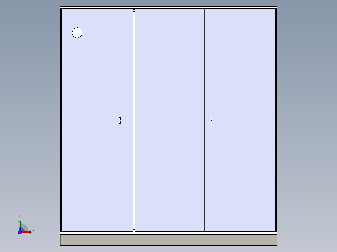 威图电柜前视图