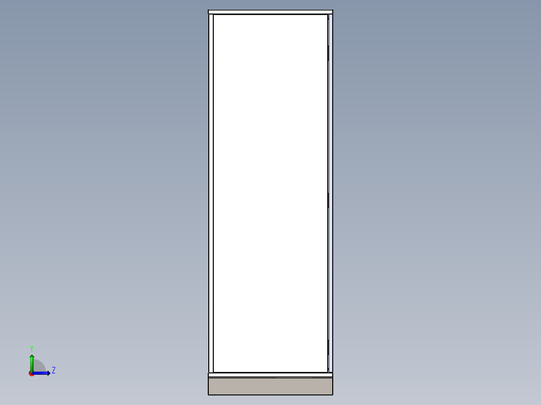 威图电柜左视图