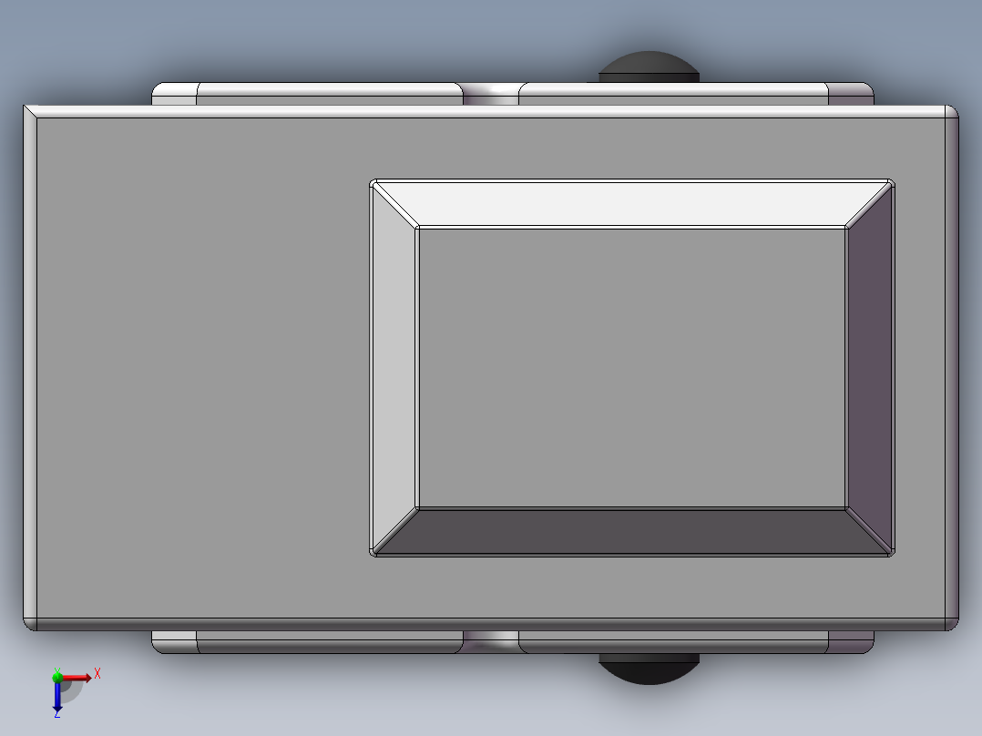 DN100不锈钢电磁阀 俯视图