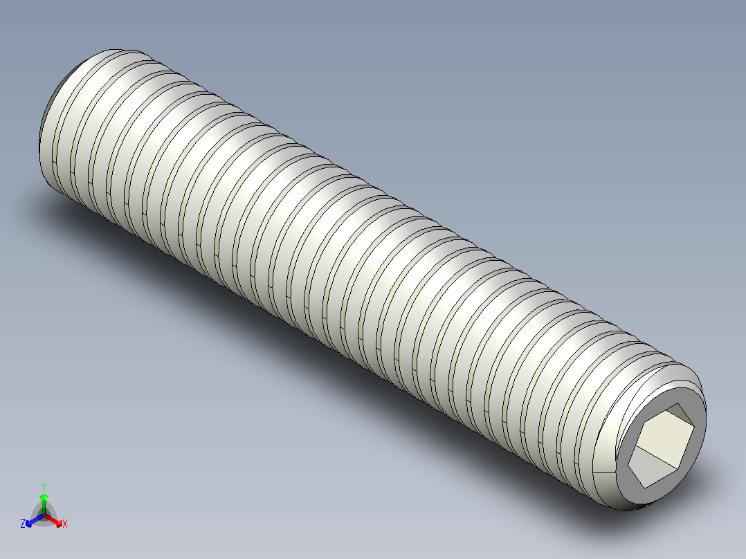 DIN 913-ISO 4026 固定螺钉-M8 L=40.STEP
