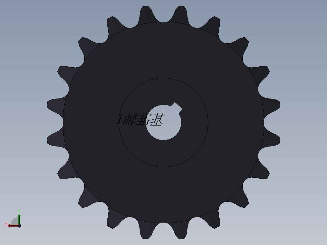 S19 被动链轮后视图