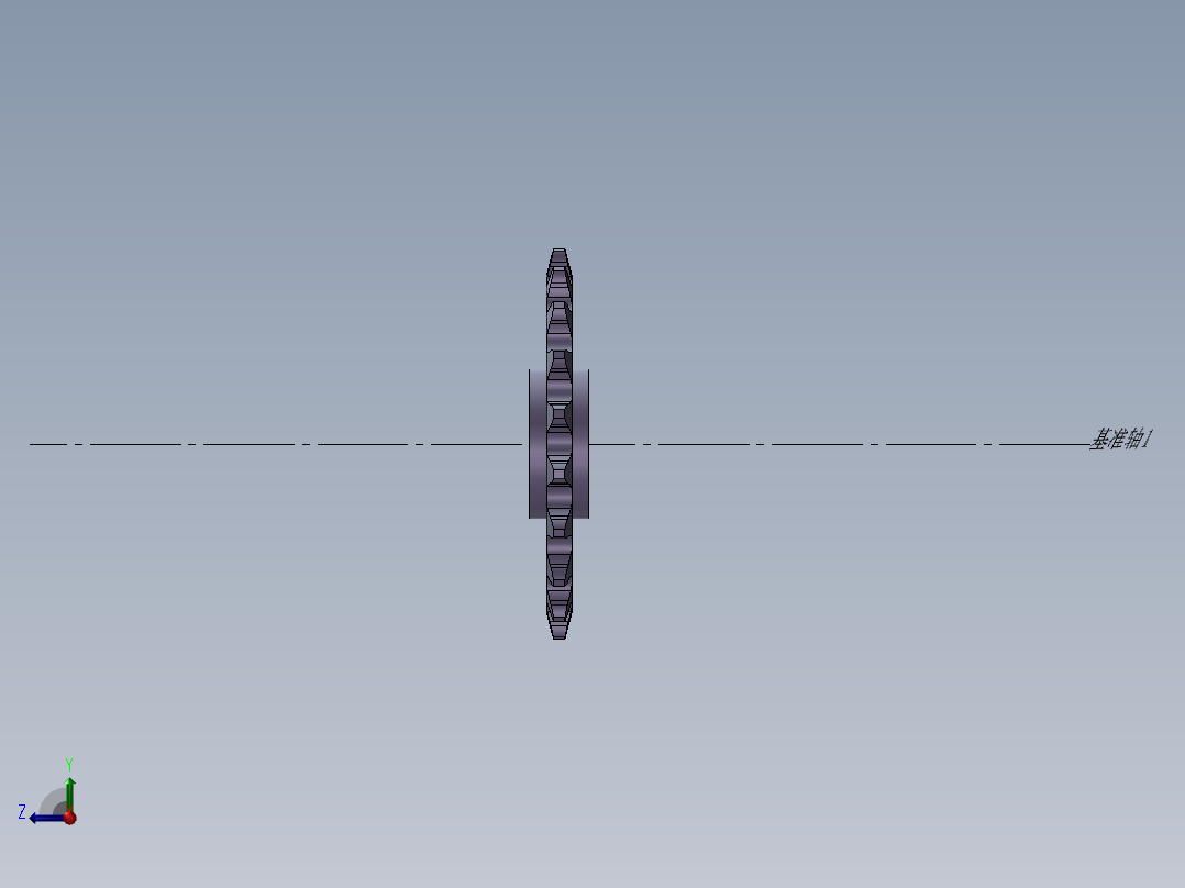 S19 被动链轮右视图