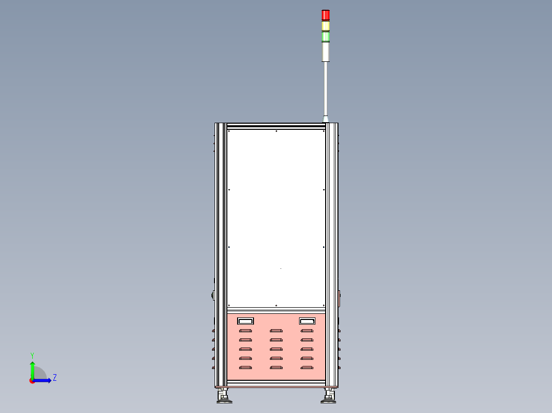 键盘膜贴标机左视图