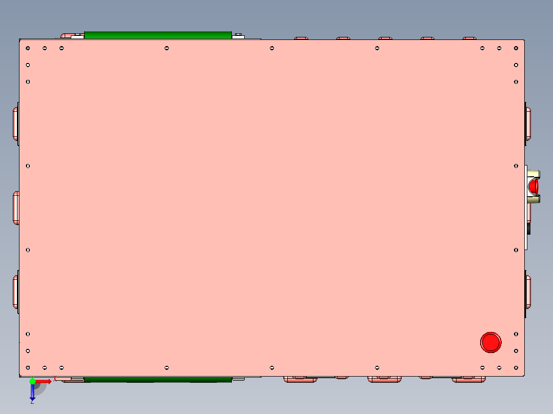 键盘膜贴标机俯视图