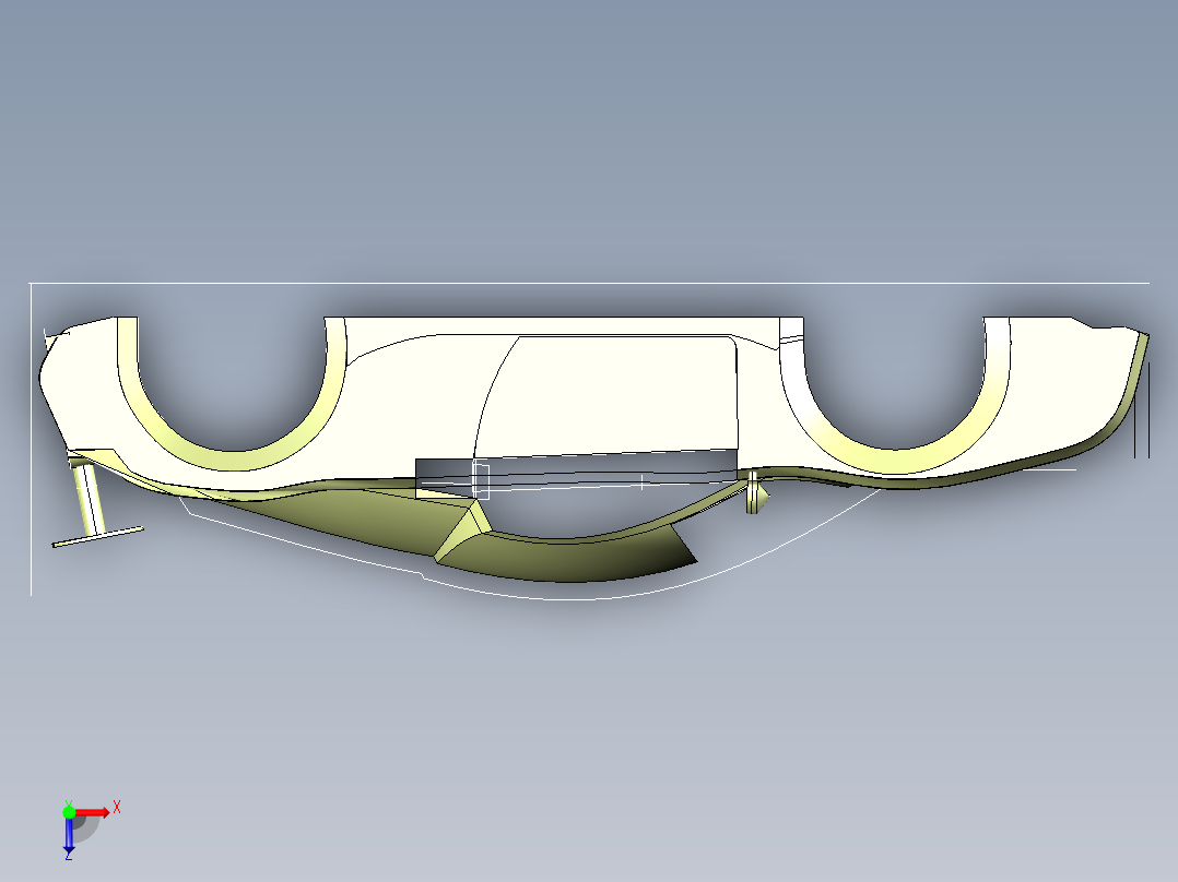 汽车车身 (37)俯视图