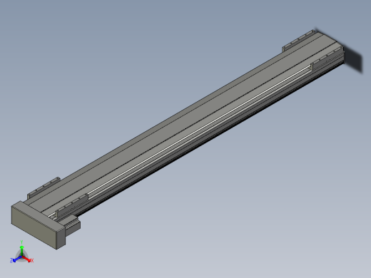 直线模组LHA21-S1900-L设计图纸