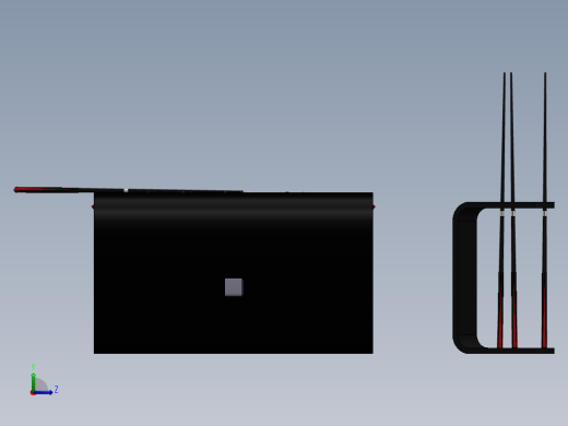 台球桌左视缩略图