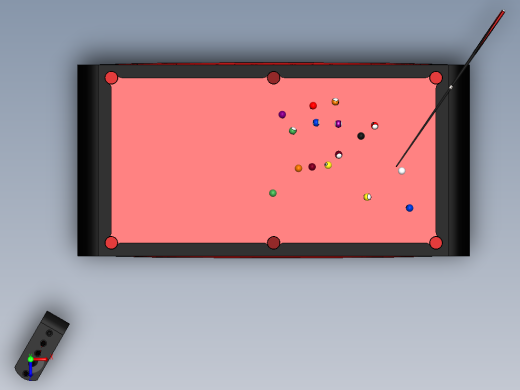 台球桌俯视缩略图
