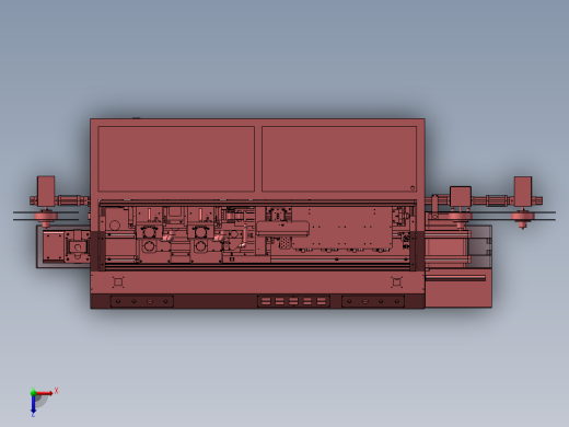 银行卡开槽植芯片机俯视缩略图