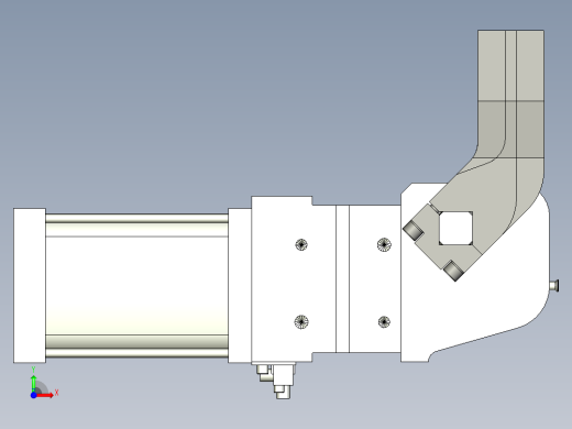 德克斯TUNKERS气缸数模V_80_1_A10A11A12A40A41A42_T12前视缩略图