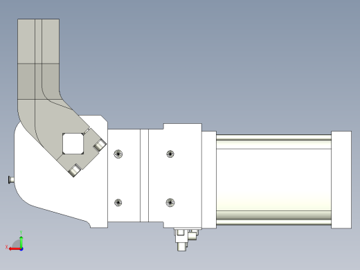 德克斯TUNKERS气缸数模V_80_1_A10A11A12A40A41A42_T12后视缩略图