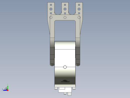 德克斯TUNKERS气缸数模V_80_1_A10A11A12A40A41A42_T12右视缩略图