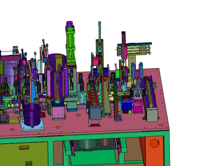 圆筒直流马达磁瓦轴承装配线