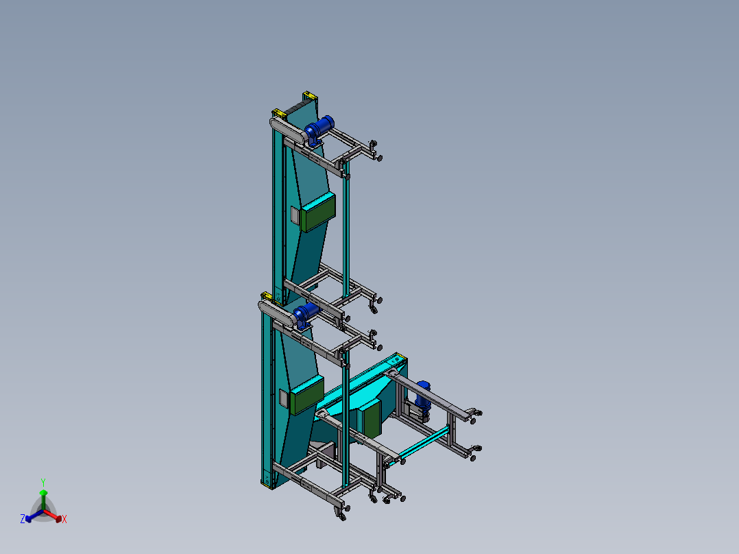 CONVEYOR SYSTEM正等轴测图