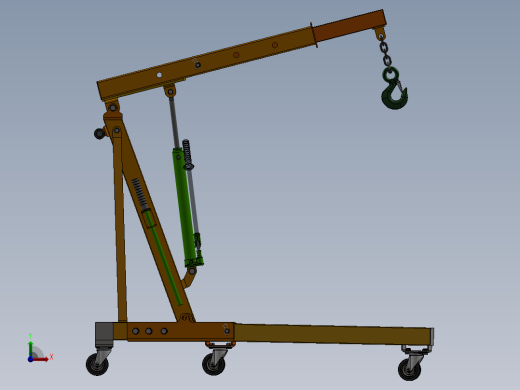 guincho移动式液压提升机计前视缩略图