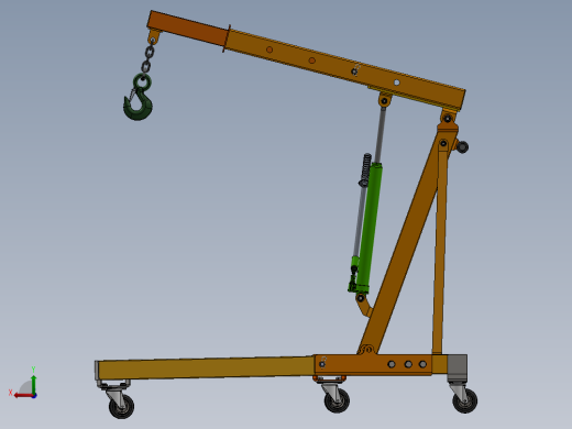 guincho移动式液压提升机计后视缩略图